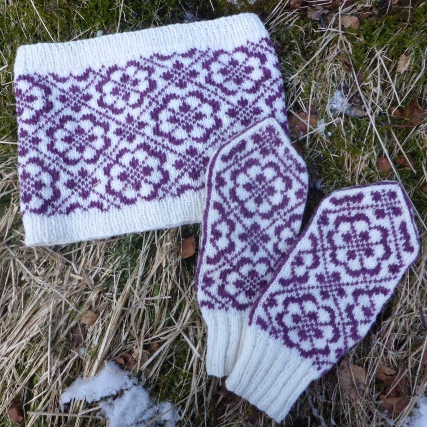 Buska Cowl Pattern Only - Digital Pattern in English/Norwegian - Norwegian Cowl - Norwegian design
