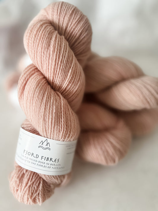 Latte Froth - Trollfjord sock - Variegated Yarn - Hand dyed yarn