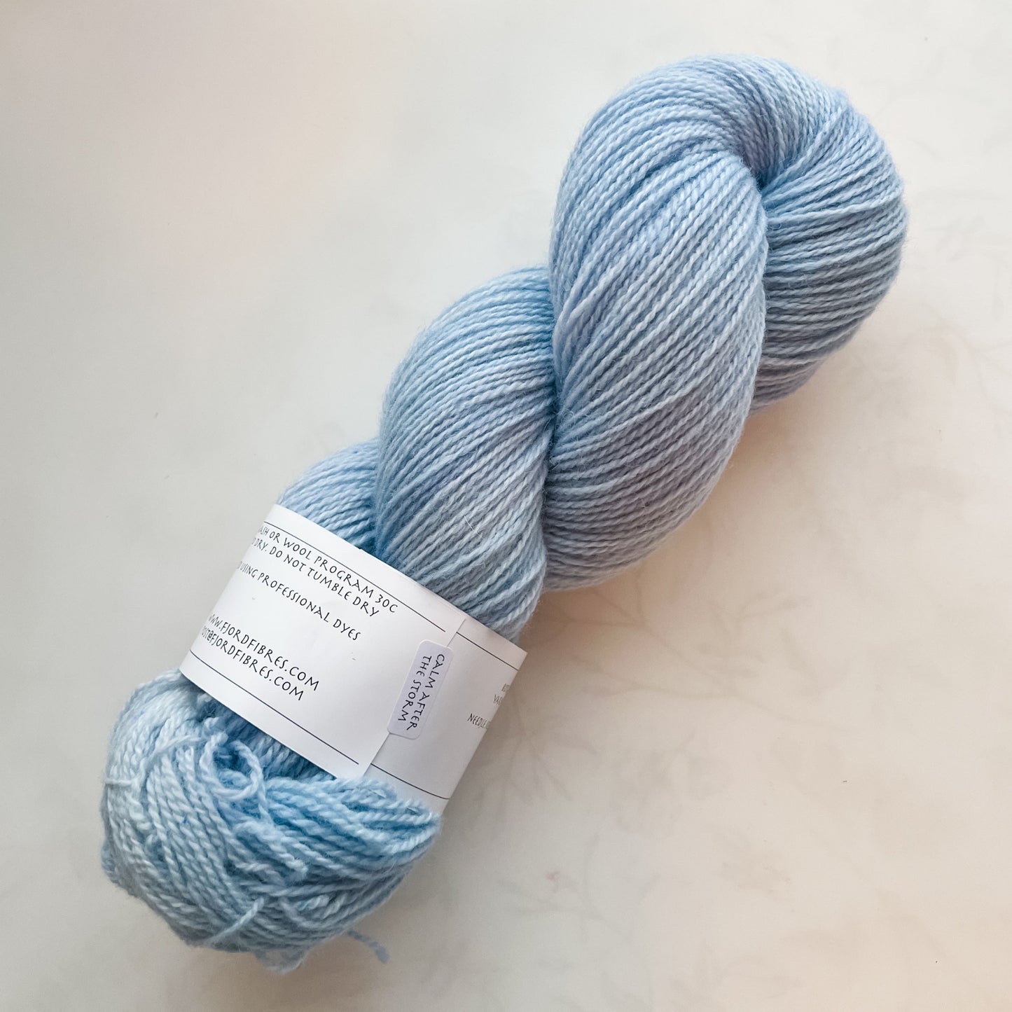 Calm after the Storm - Trollfjord sock - Tonal Yarn - Hand dyed yarn