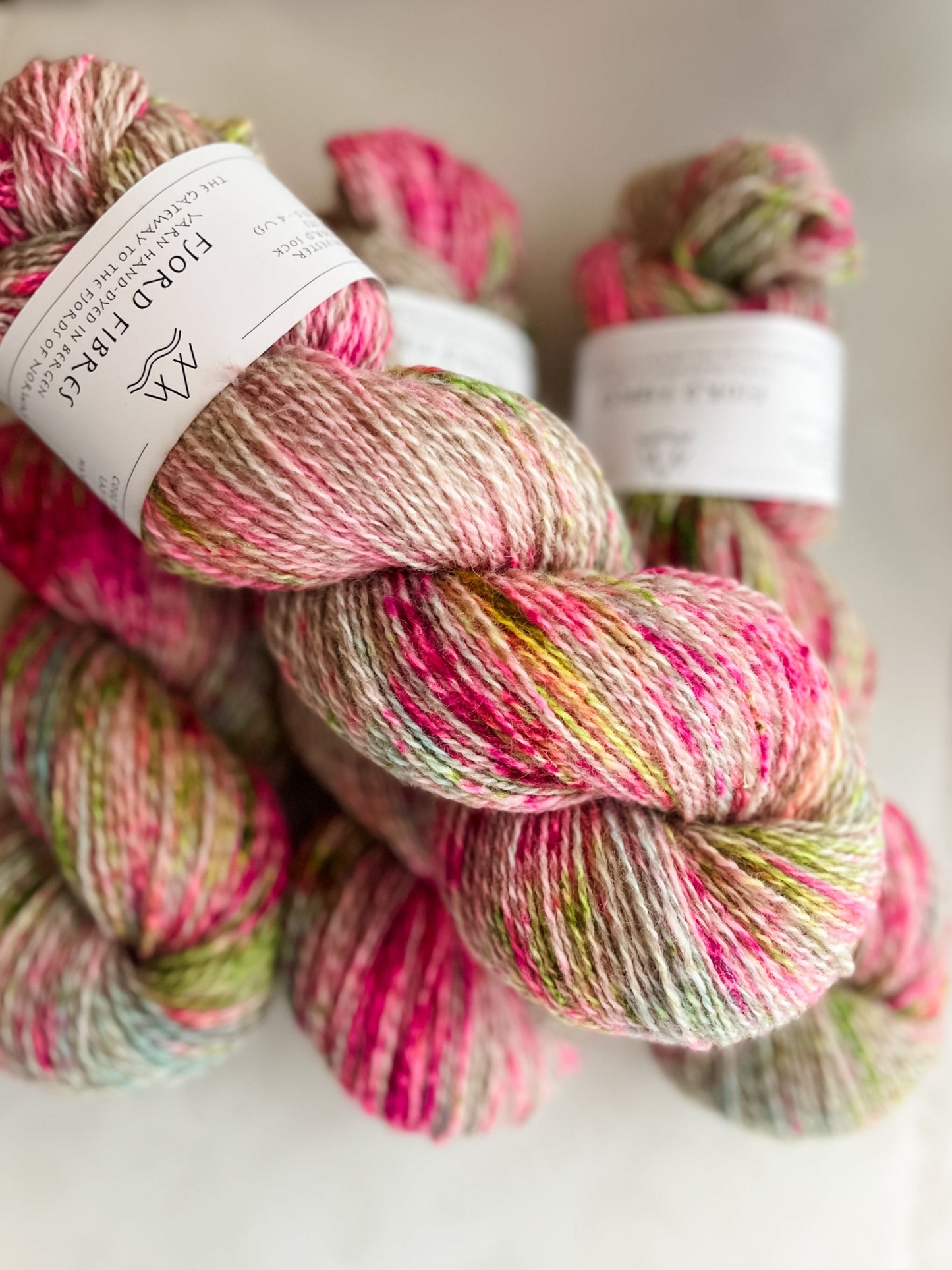 Thinking Out Loud - Trollfjord sock -  Variegated Yarn - Hand dyed yarn