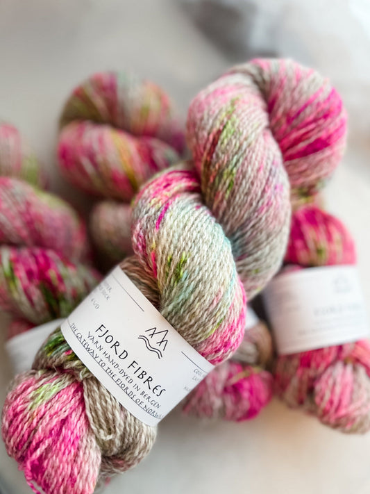 Thinking Out Loud - Trollfjord sock -  Variegated Yarn - Hand dyed yarn