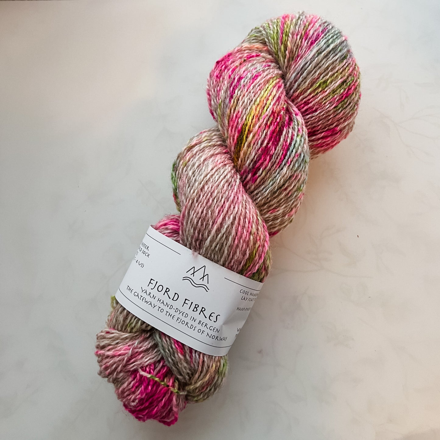 Thinking Out Loud - Trollfjord sock -  Variegated Yarn - Hand dyed yarn