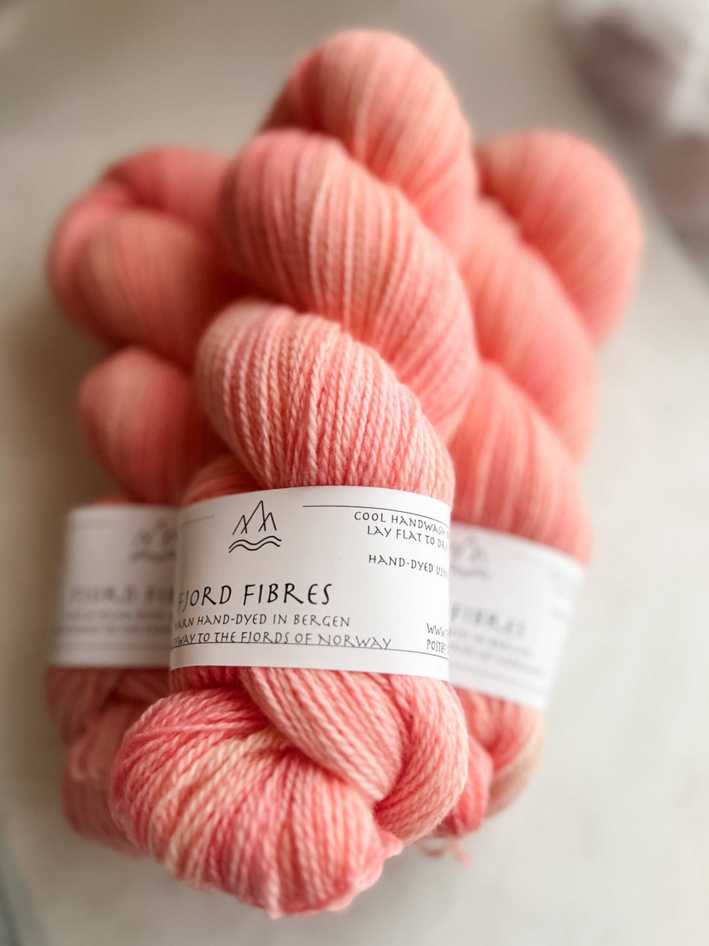 Loves Glow - Trollfjord sock - Tonal Yarn - Hand dyed yarn