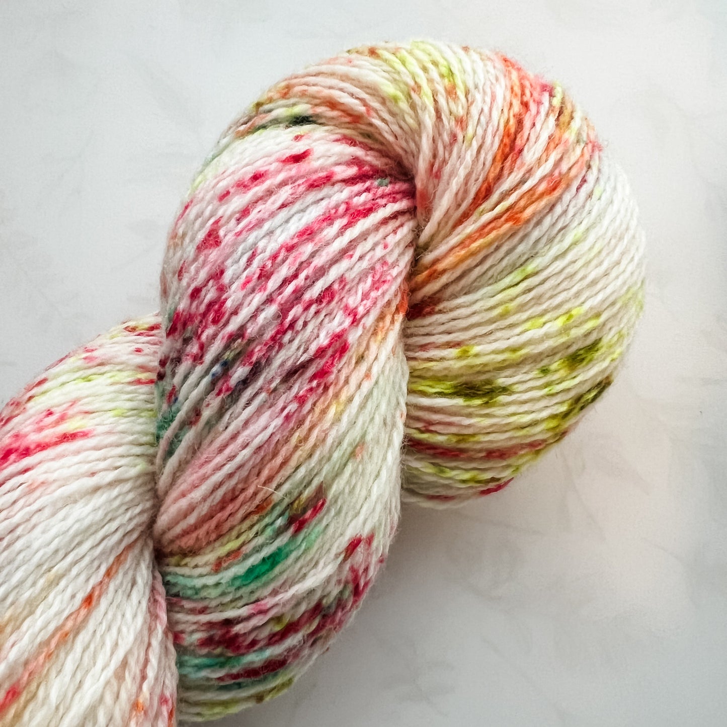 Dancing Circles - Trollfjord sock -  Variegated Yarn - Hand dyed yarn
