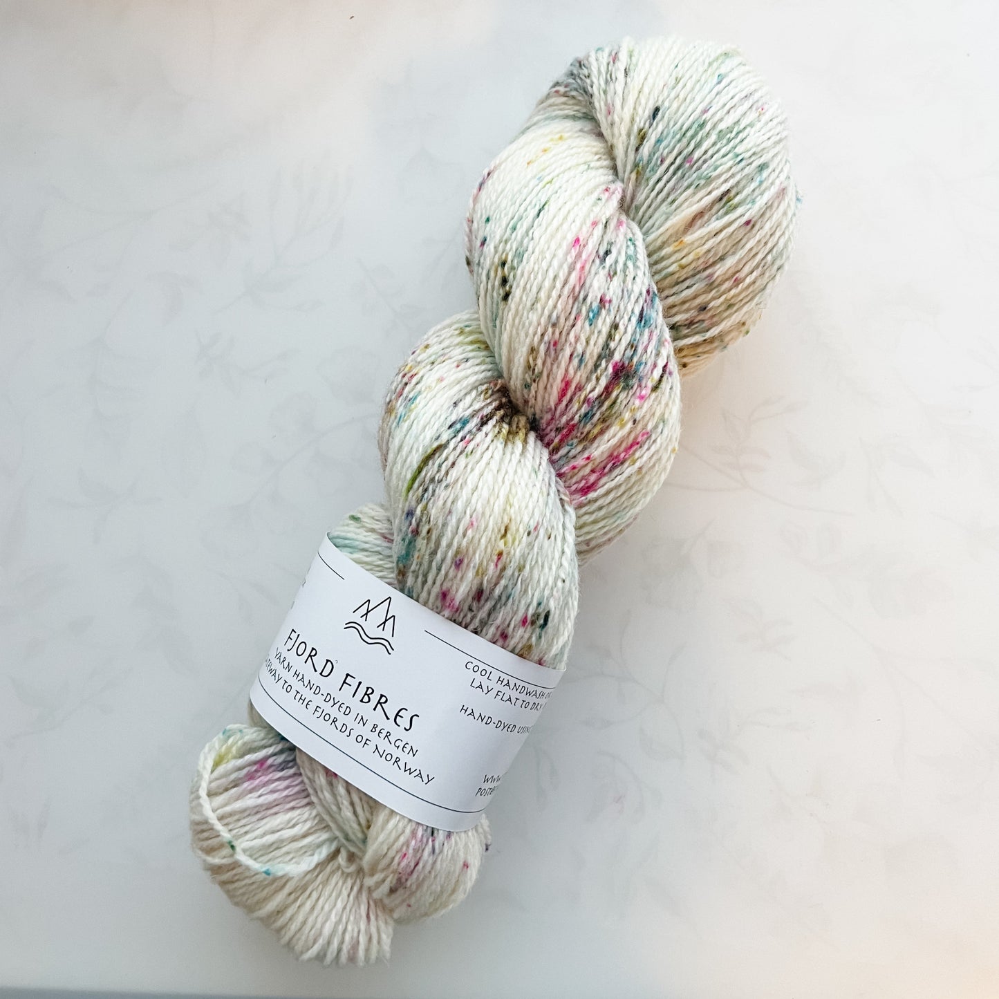 Wild Flowers - Trollfjord sock -  Variegated Yarn - Hand dyed yarn