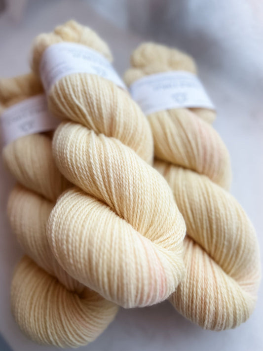 Melted Sunshine - Trollfjord sock - Tonal Yarn - Hand dyed yarn