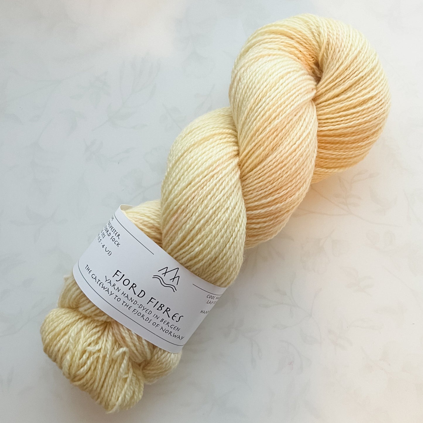 Melted Sunshine - Trollfjord sock - Tonal Yarn - Hand dyed yarn