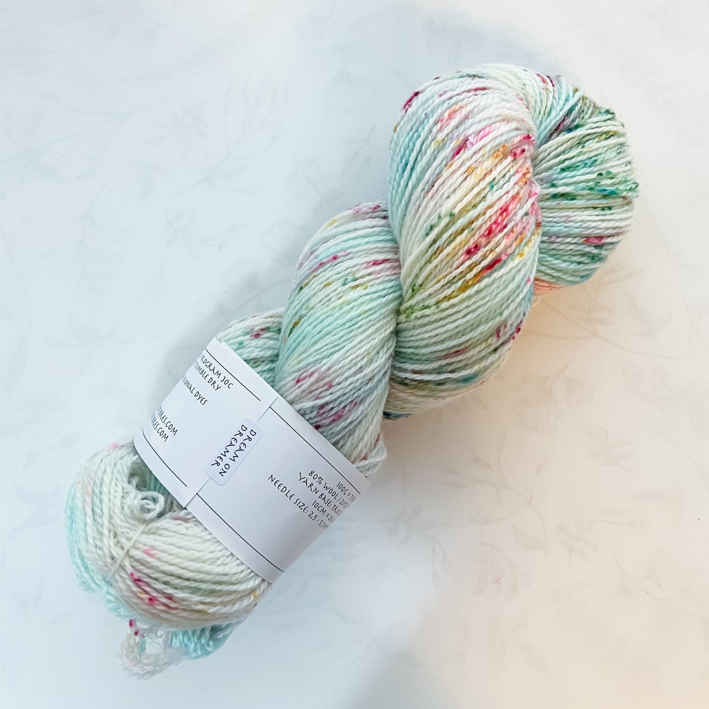 Dream on Dreamer - Trollfjord sock - Variegated Yarn - Hand dyed yarn