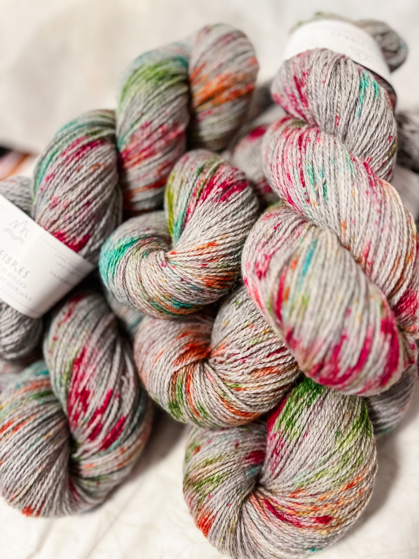 Walk with Me - Trollfjord sock -  Variegated Yarn - Hand dyed yarn