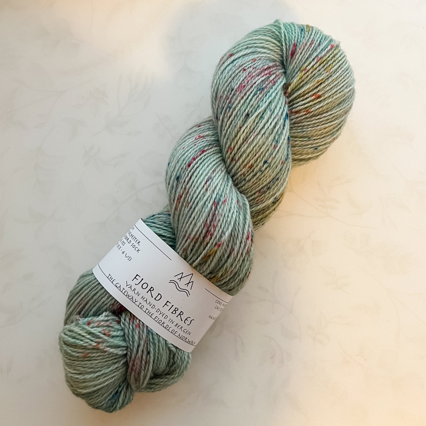 Inner Smile - Trollfjord sock -  Variegated Yarn - Hand dyed yarn