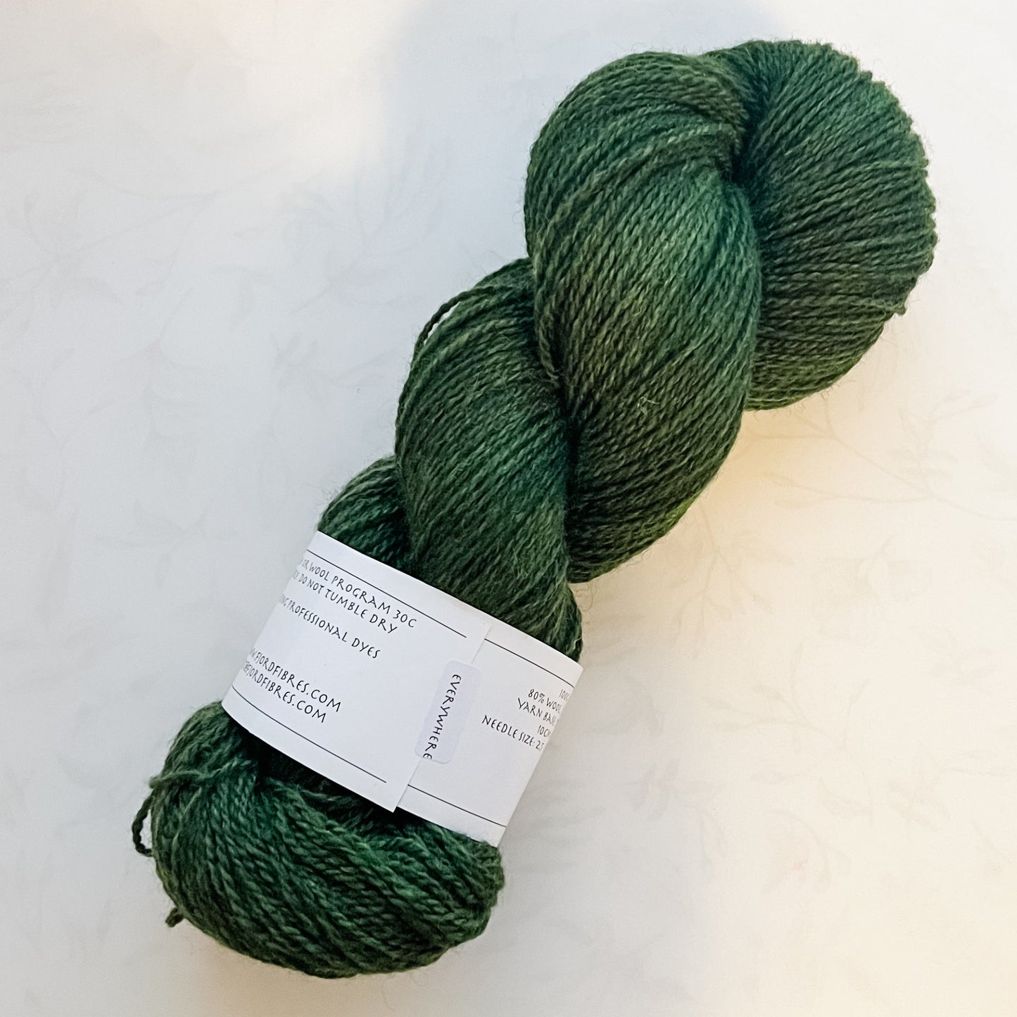 Everywhere - Trollfjord sock - Tonal Yarn - Hand dyed yarn