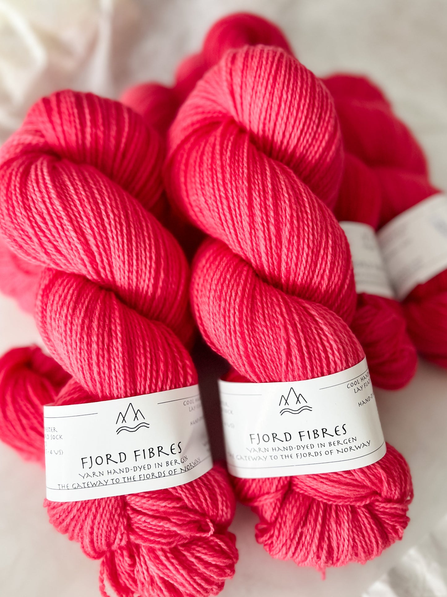 Poppy Party - Trollfjord sock - Tonal Yarn - Hand dyed yarn